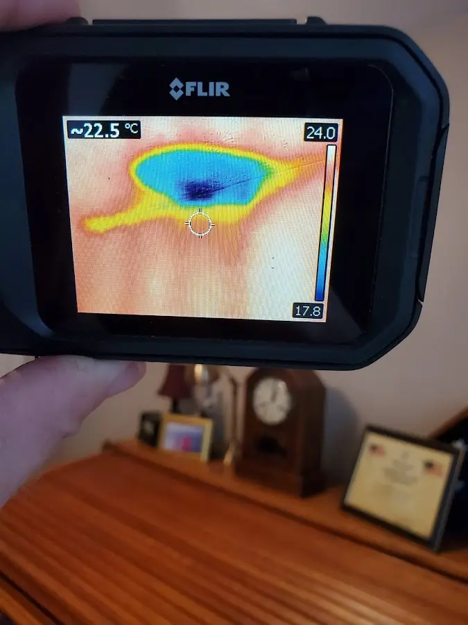 Thermal imaging inspection for water damage in Camp Pendleton South